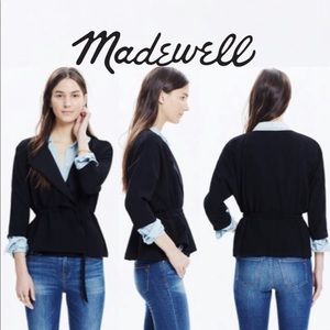 ⚡️sale⚡️Madewell Black Crepe Kimono Style wrap